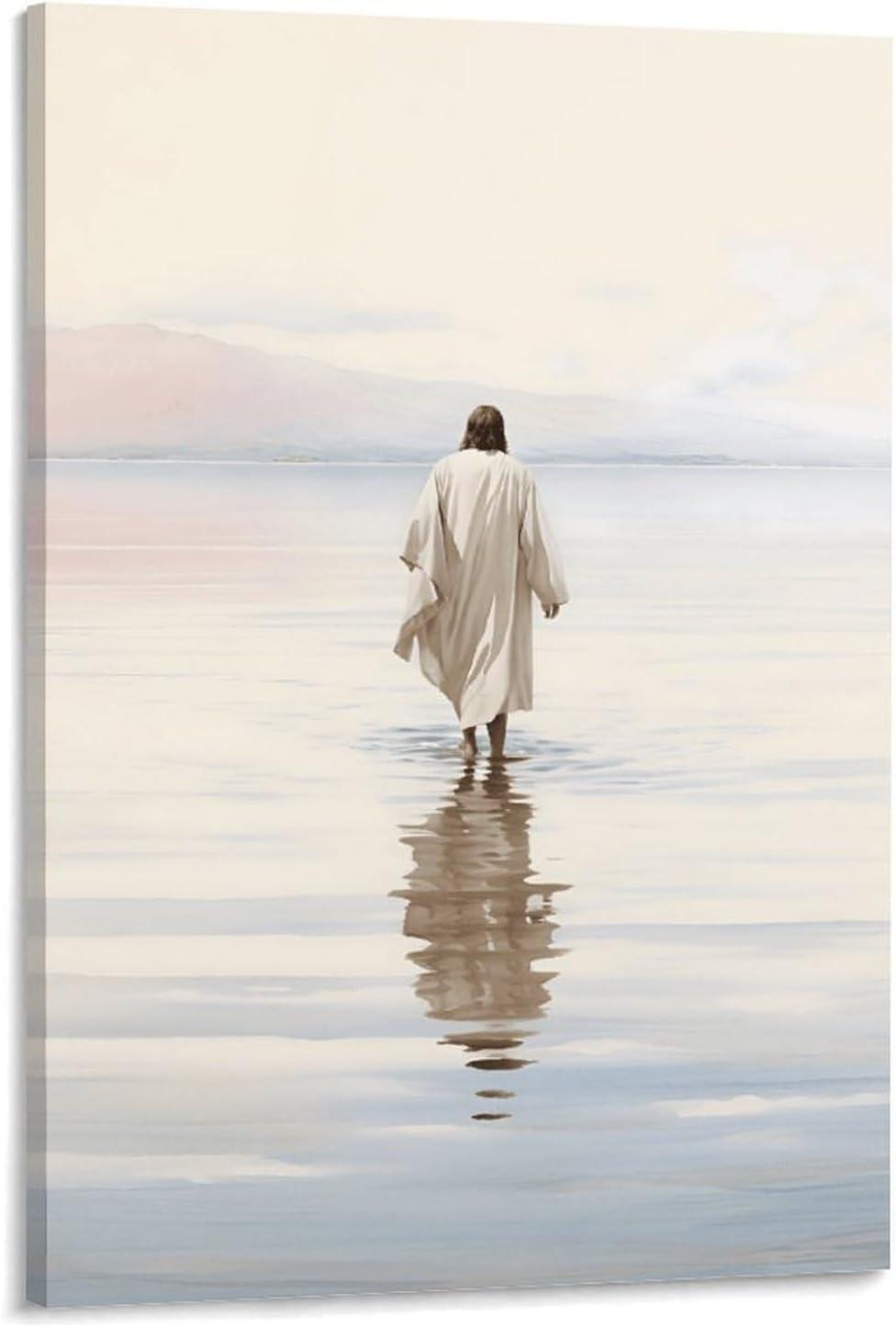 Why We Love ​the KERAXL Jesus Canvas for Our Home Decor