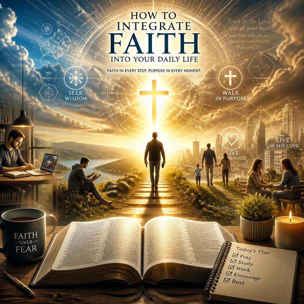 Integrating faith into your life can be achieved through intentional daily practices. By establishing routines that reflect your beliefs, you create a rhythm that fosters spiritual growth