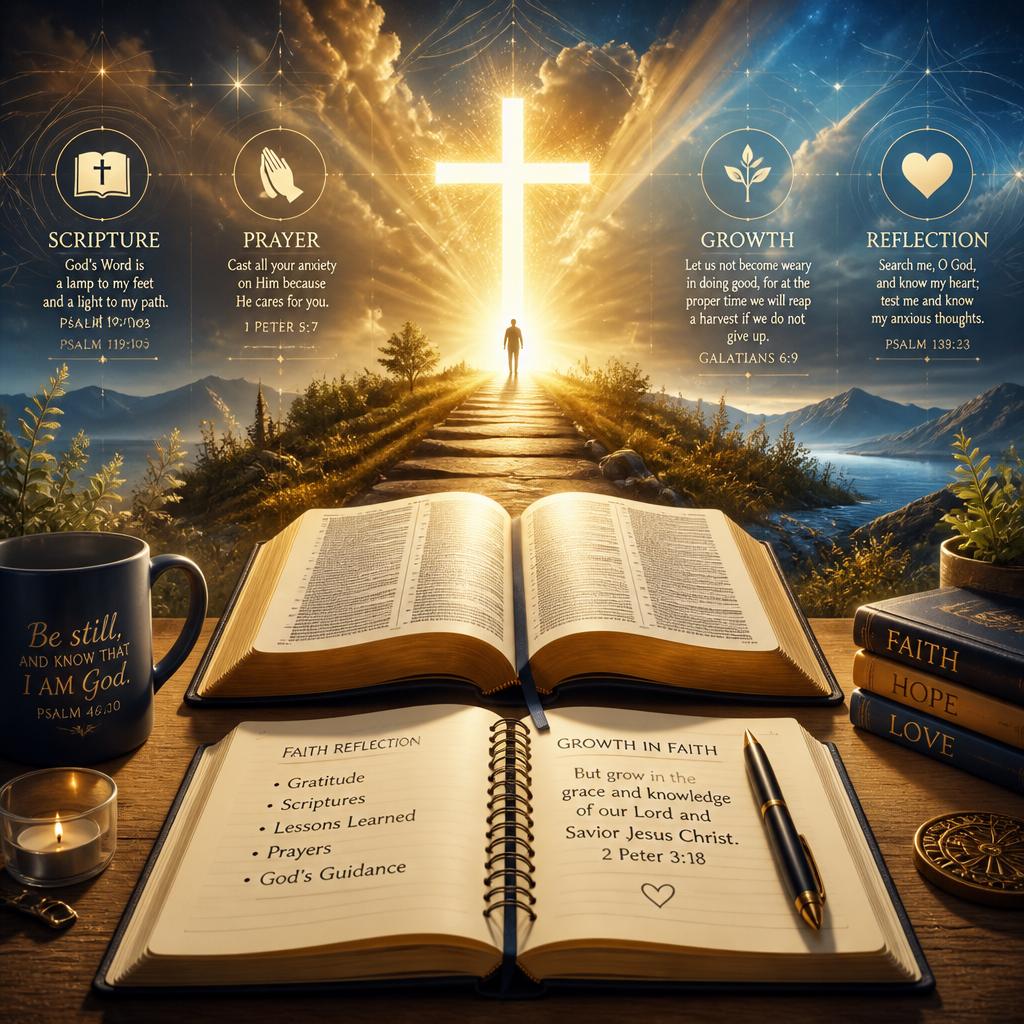 Pair with Bible Study: Use your journal to take notes during Bible study or sermons, noting down insights or questions that arise