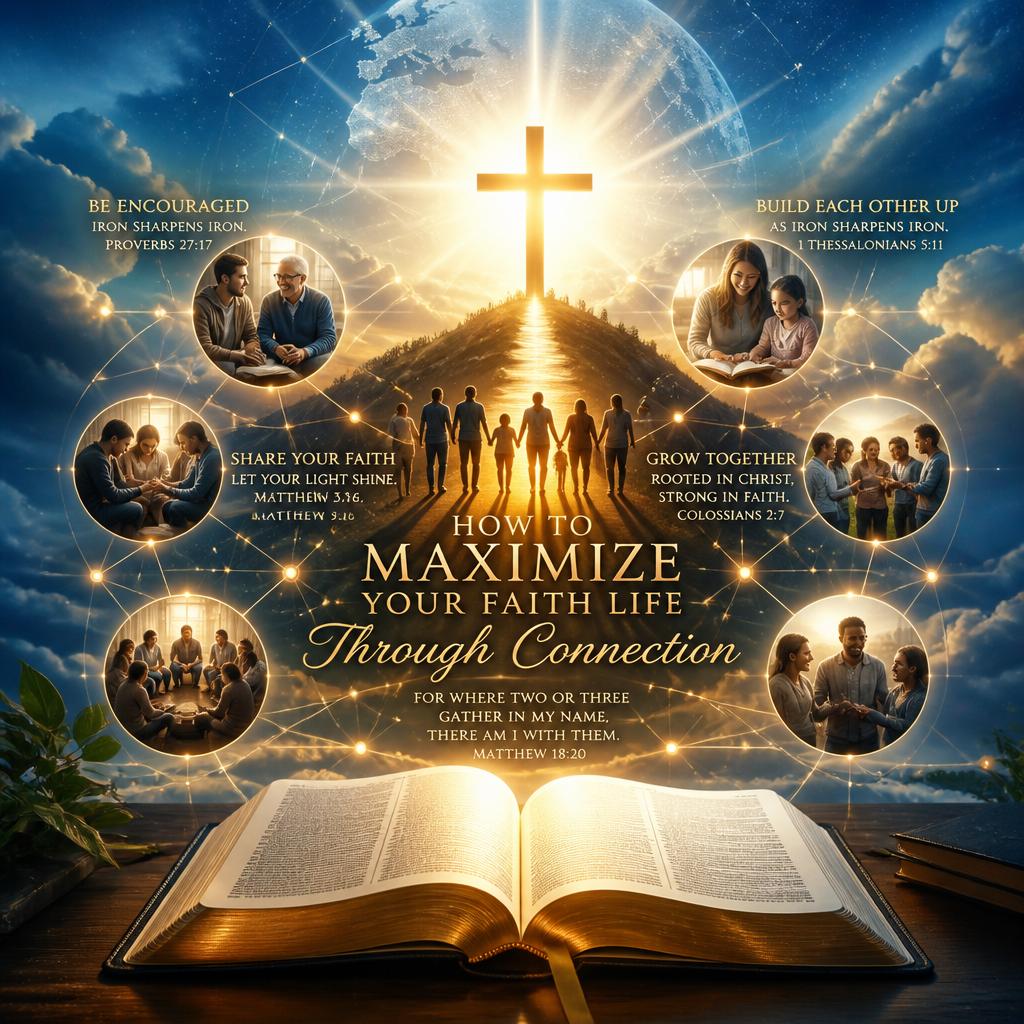 Accountability is crucial in maximizing your faith life through connection. The Bible emphasizes the importance of holding one another accountable for spiritual growth and moral living. Proverbs 27:17 states, “As iron sharpens iron, so one person sharpens another.”