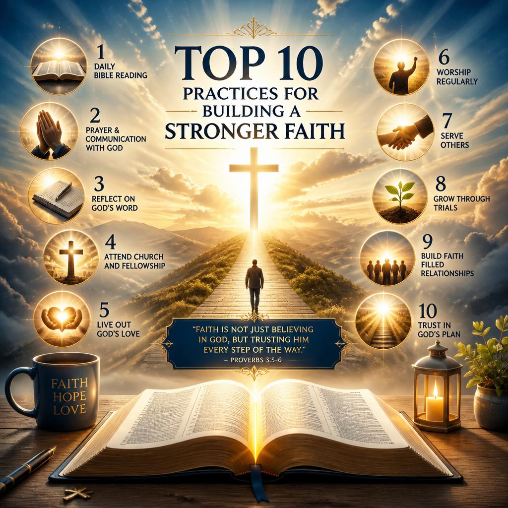As believers, we are called to live in community (Hebrews 10:24-25). Fellowship with other Christians strengthens your faith and encourages accountability. Participating in a community allows for shared experiences and support as you navigate the challenges of life