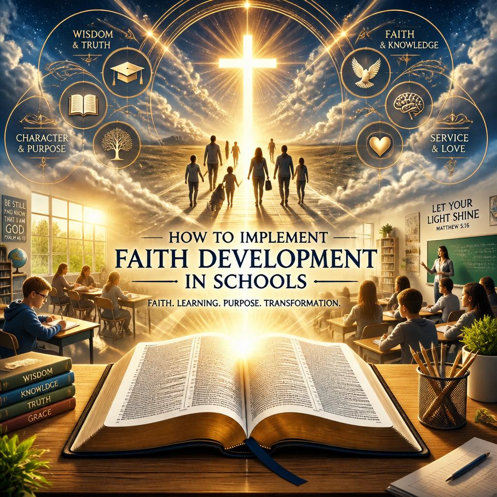 incorporate service-learning projects to emphasize the importance of action in faith