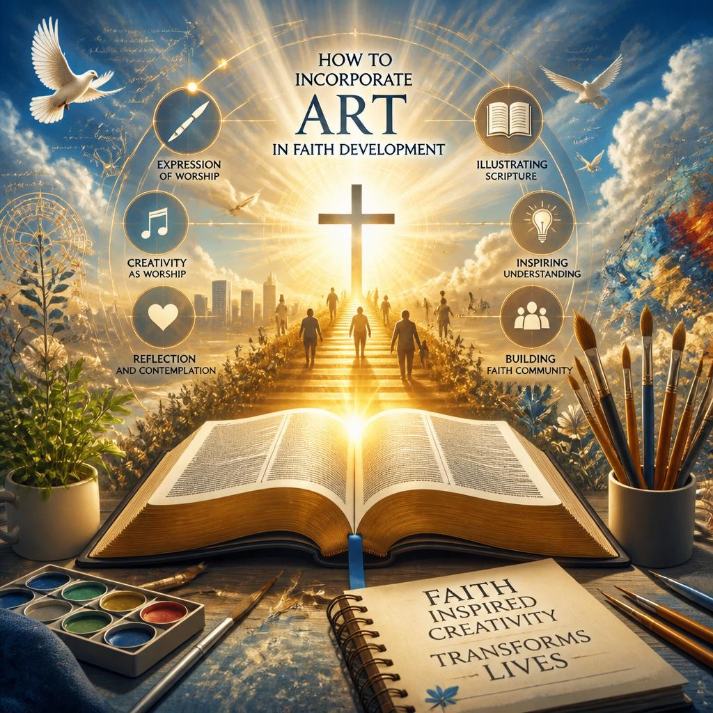 Mural Creation: Organize a mural project where church members can contribute to a piece that represents their faith. This could be a depiction of the church's mission or a visual representation of a Bible verse that resonates with the community