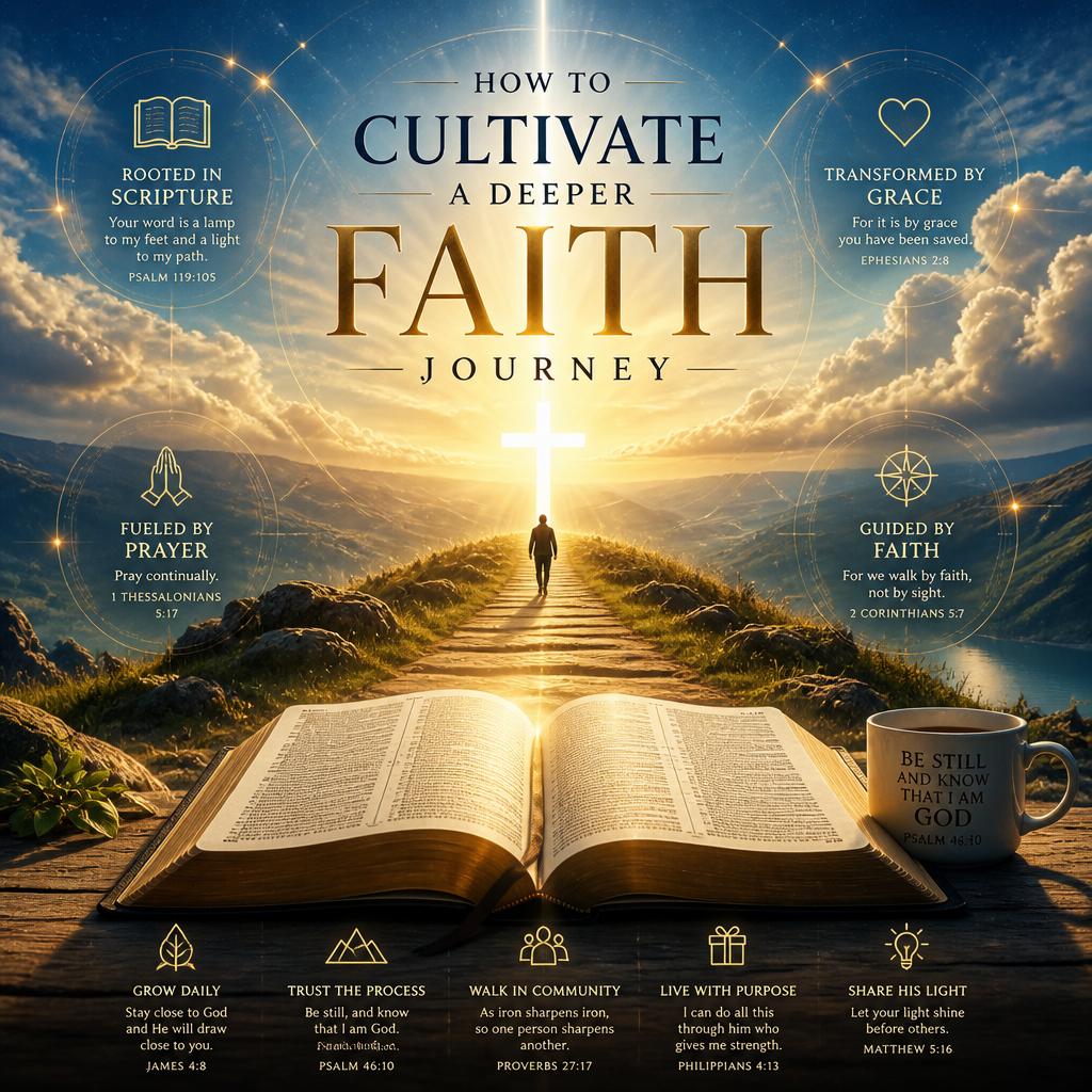 Daily Bible Reading: Set aside a specific time each day to read and reflect on God's Word. Try using a reading plan or devotional guide to help you stay consistent