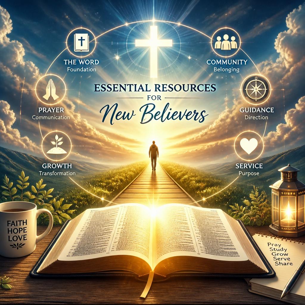 Jesus Christ: According to John 14:6, Jesus declares, “I am the way, the truthand the life.” Recognizing Him as the Savior is essential for every believer.To deepen this understanding, new believers should consider the following: