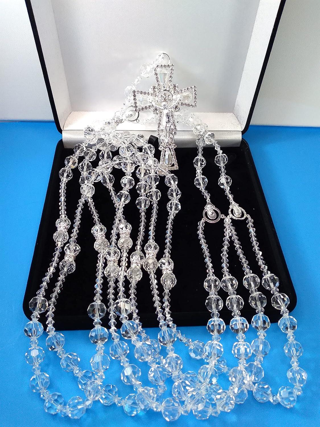 our Honest Review: Javier Swarovski Wedding Lasso ​in Silver