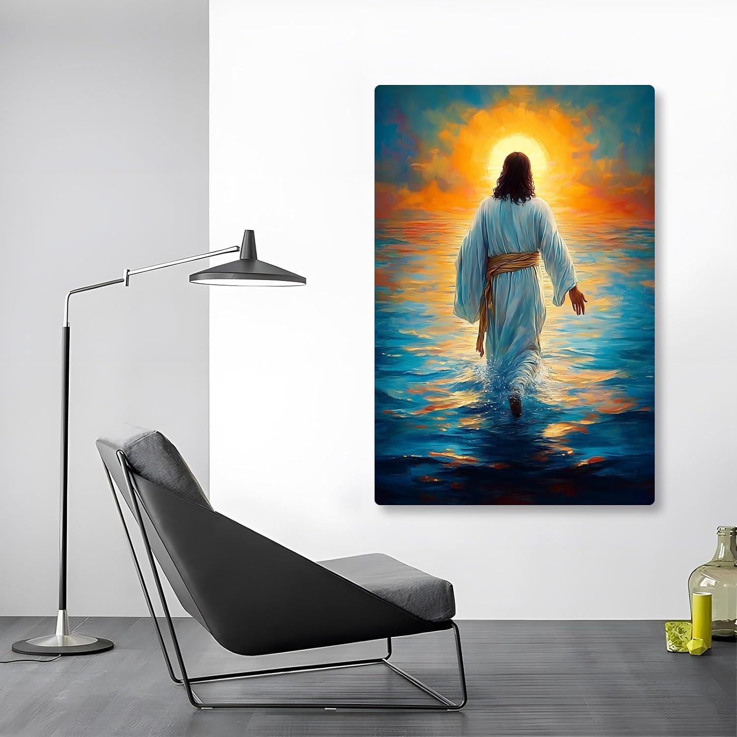 Why We Love This Jesus Walking on Water Canvas Wall Art