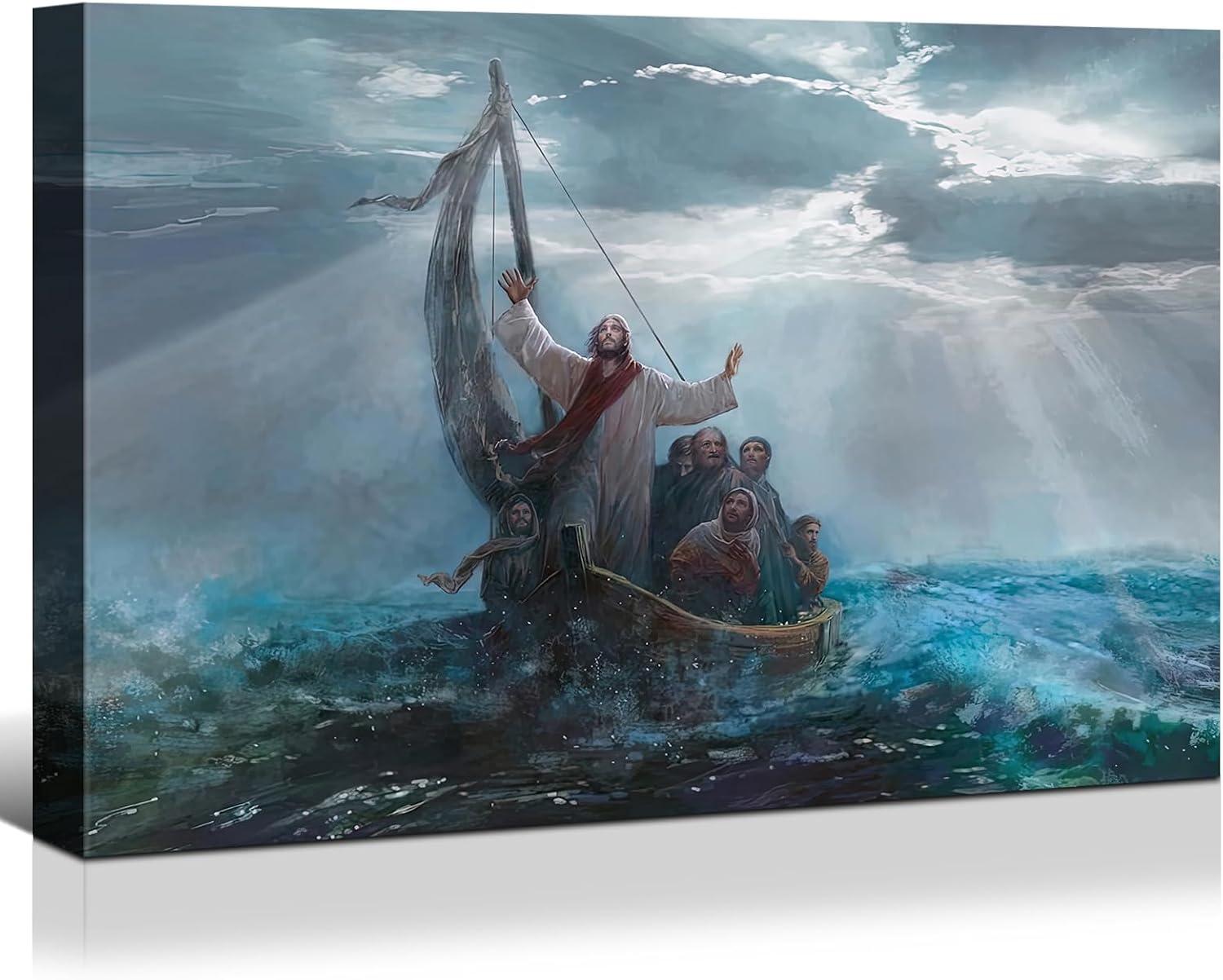 Our Friendly Review: ZKBX Jesus Wall⁤ Art Canvas for Home Peace