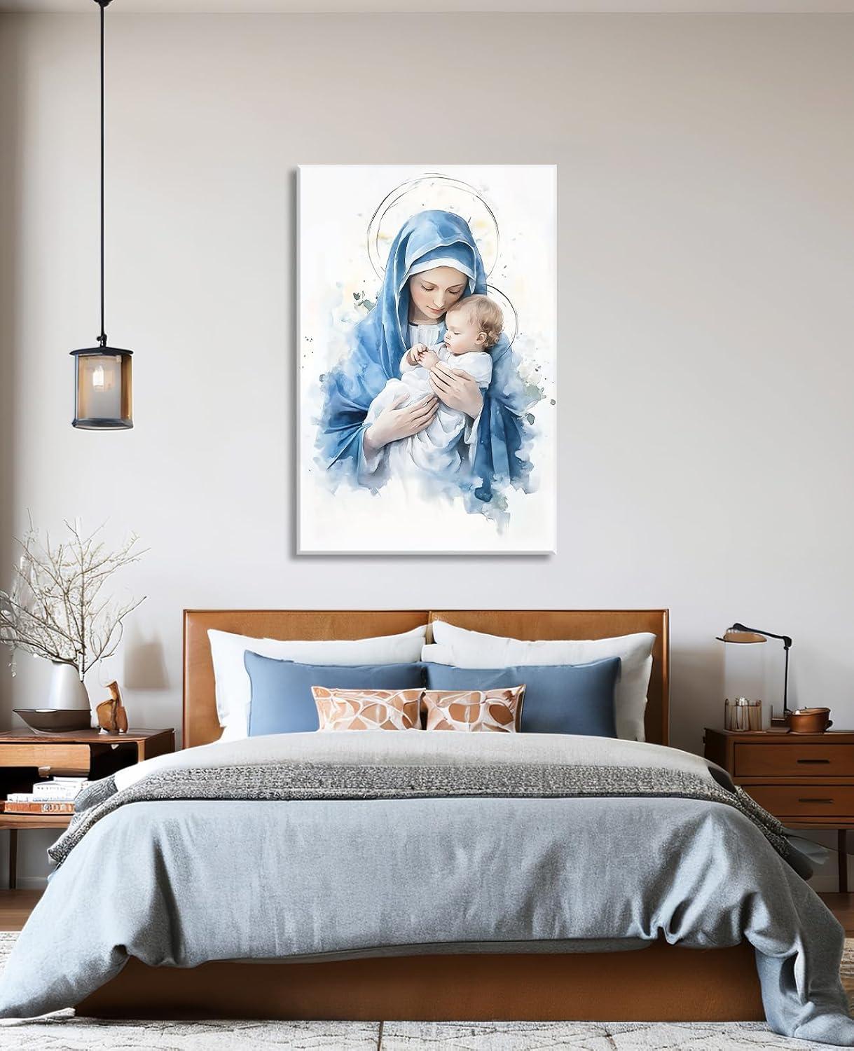 Why‍ We Love the LYUNSHUO Virgin Mary⁣ canvas for Our Home⁤ Decor