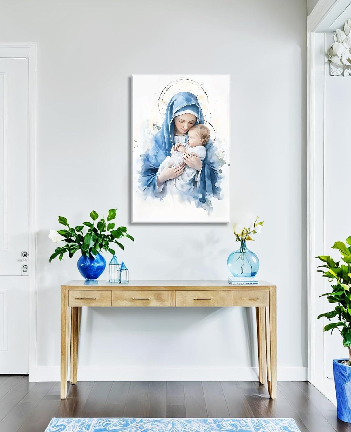 Why We ⁤Love ​the LYUNSHUO⁣ Virgin⁤ Mary‍ Canvas for Our Home Decor