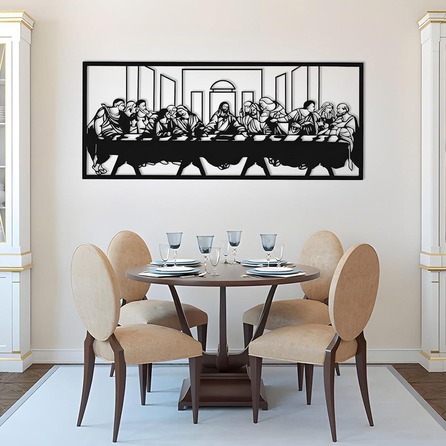 Why We Love the Metal Jesus Last Supper Wall Art in⁣ Our Home