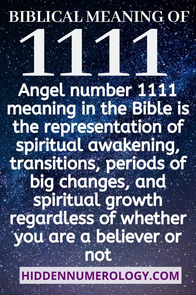 What Is The Spiritual Significance Of 1111 In Biblical Context?