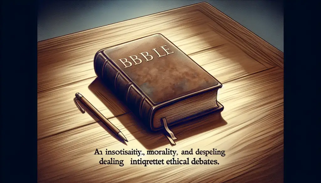 Exploring Biblical Principles for Moral and Ethical Dilemmas