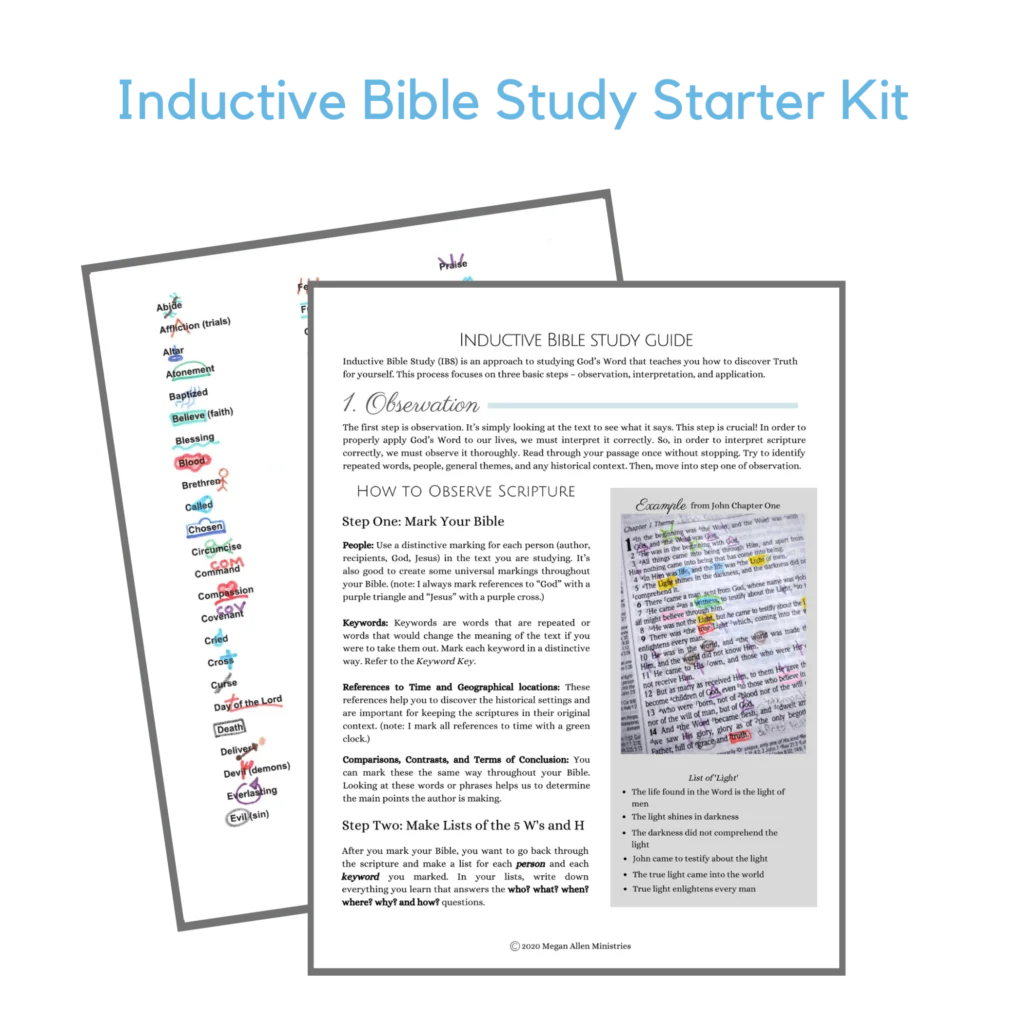 7 Key Steps For Inductive Bible Study