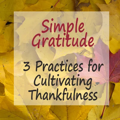 Cultivating A Spirit Of Thankfulness.