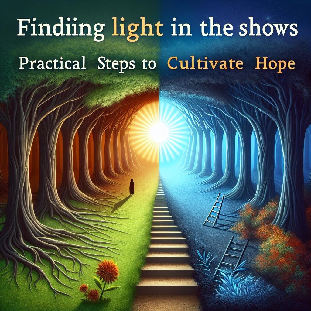 Finding Light in‍ the Shadows: Practical Steps to ⁤Cultivate Hope