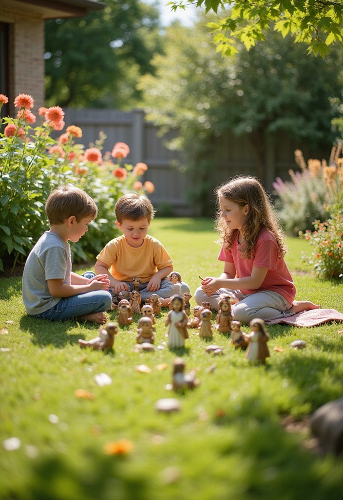 13 Charming Jesus Figures for Kids That Make Learning About Faith Fun (Number 5 Is a Must-Have!) - 10. Jesus Figurines for Outdoor Play