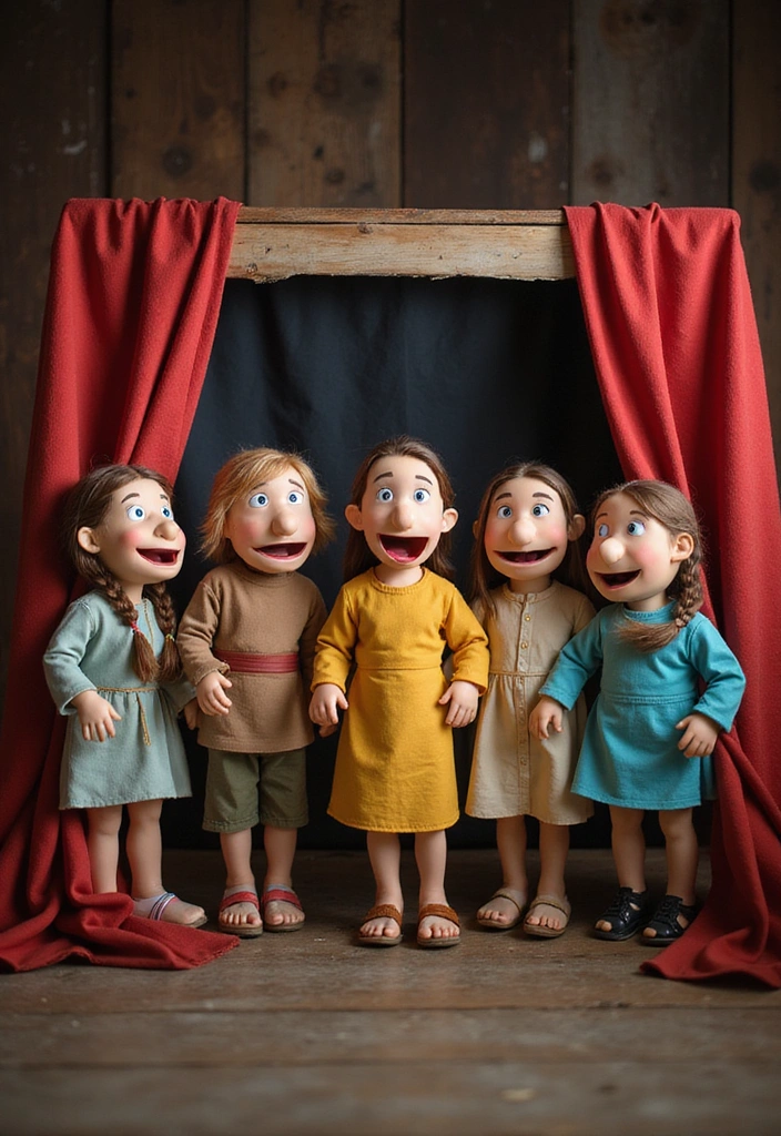 25 Fun Jesus Crafts for Kids That'll Make You Say 'Wow!' - 9. Jesus’ Parables Puppet Show