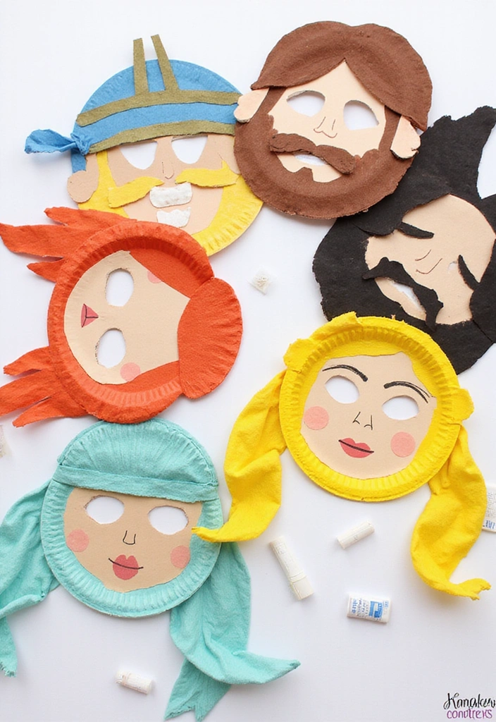 15 Fun Jesus Crafts for Kids That Make Learning About Faith a Blast! (Check Out #9!) - 7. Paper Plate Bible Characters