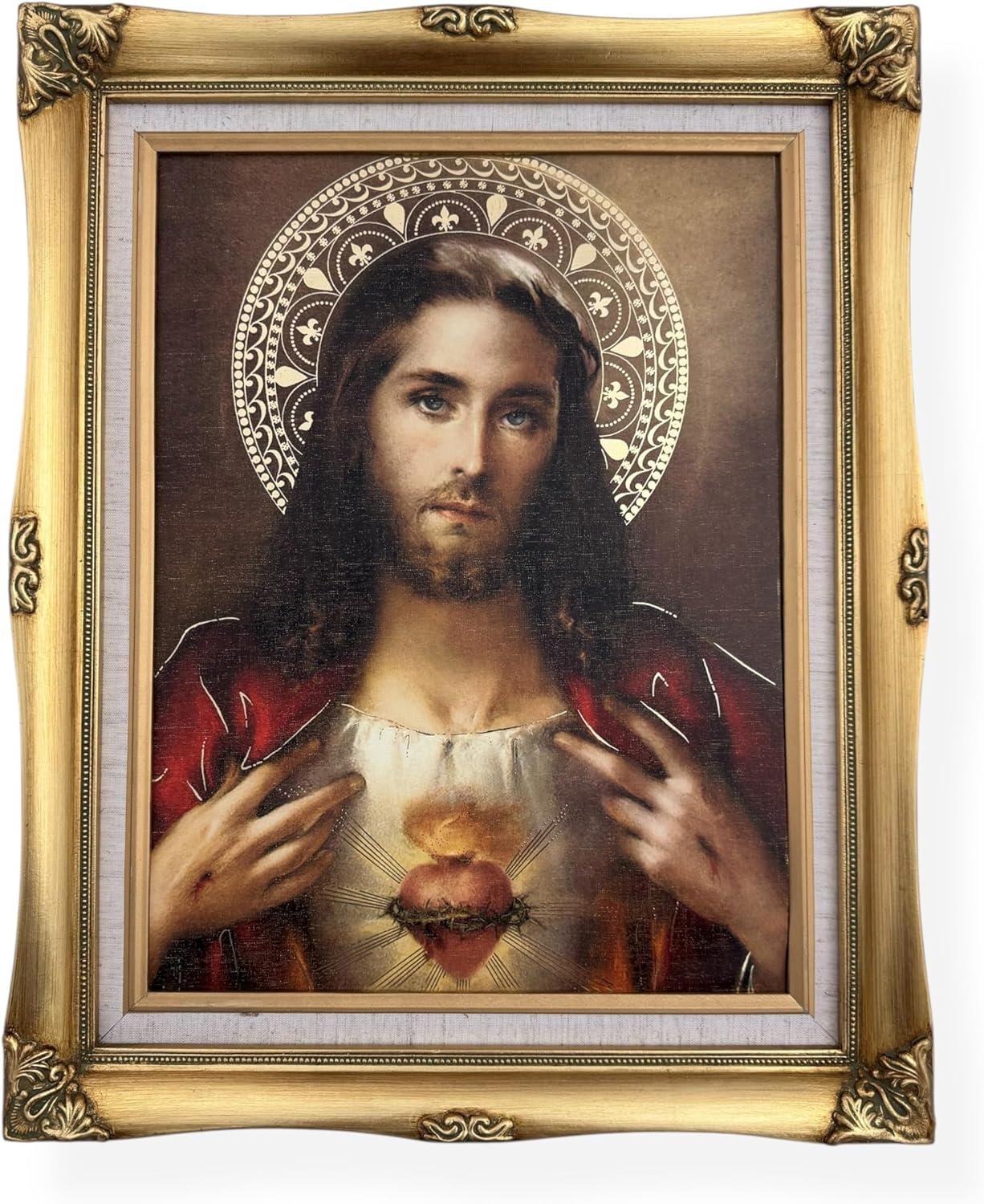 Our Review of the Sacred Heart of Jesus Framed Wall Portrait