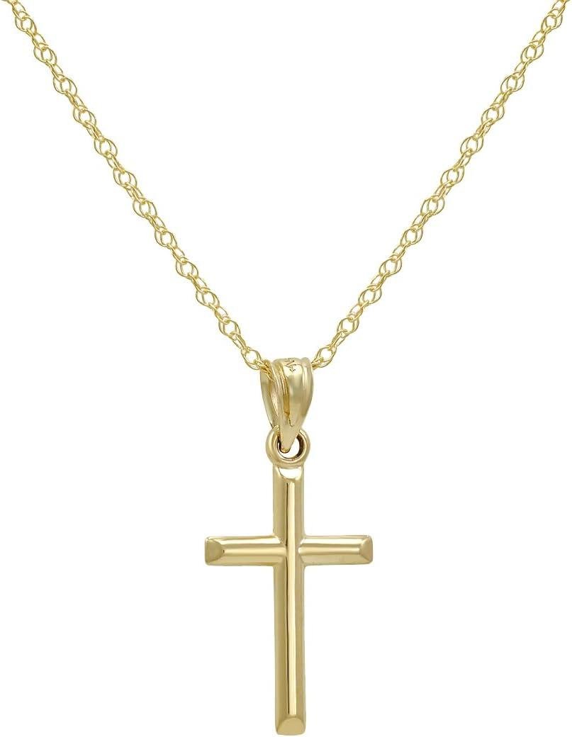 Why We Love the Amanda Rose 14K Gold Cross Necklace