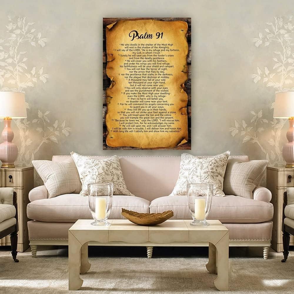 our Review of the Huyenma Psalm 91 Canvas Wall Art Print