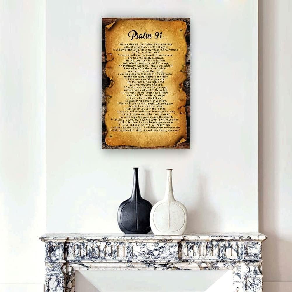 Our Review of the Huyenma Psalm 91 Canvas Wall Art Print