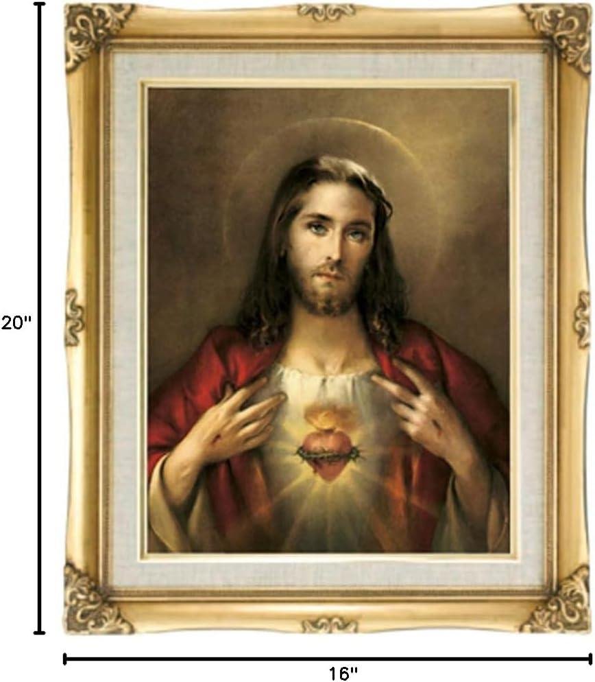 Our Review of the Sacred Heart of Jesus framed Wall Portrait