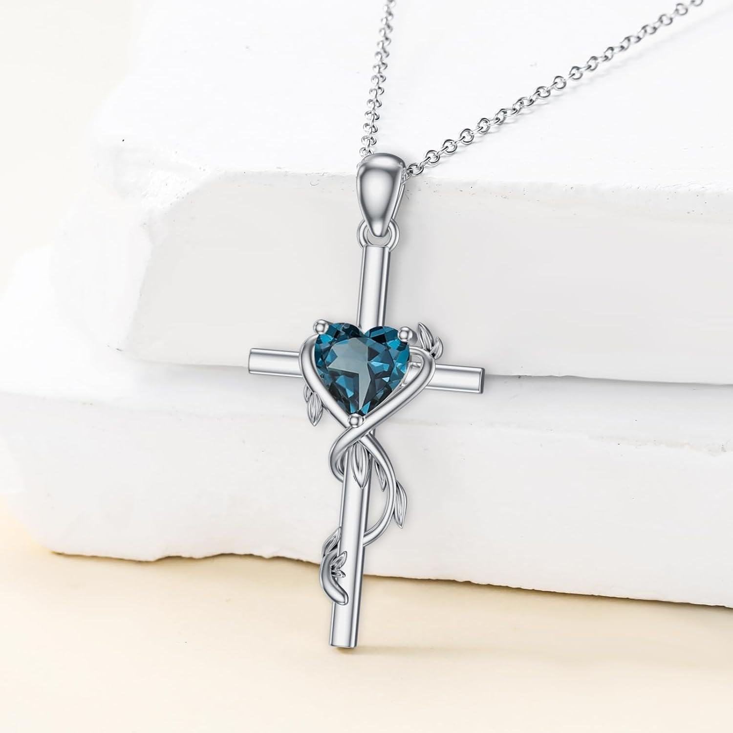 Our Review of the Natural Gem 925 Sterling Silver Cross Necklace