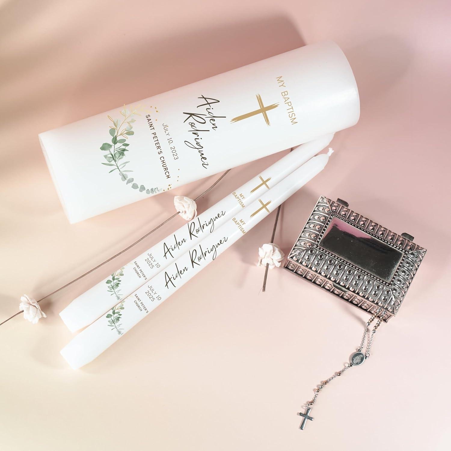 our Honest Review of⁤ the ‍Personalized Bliss Baptism Candle Set