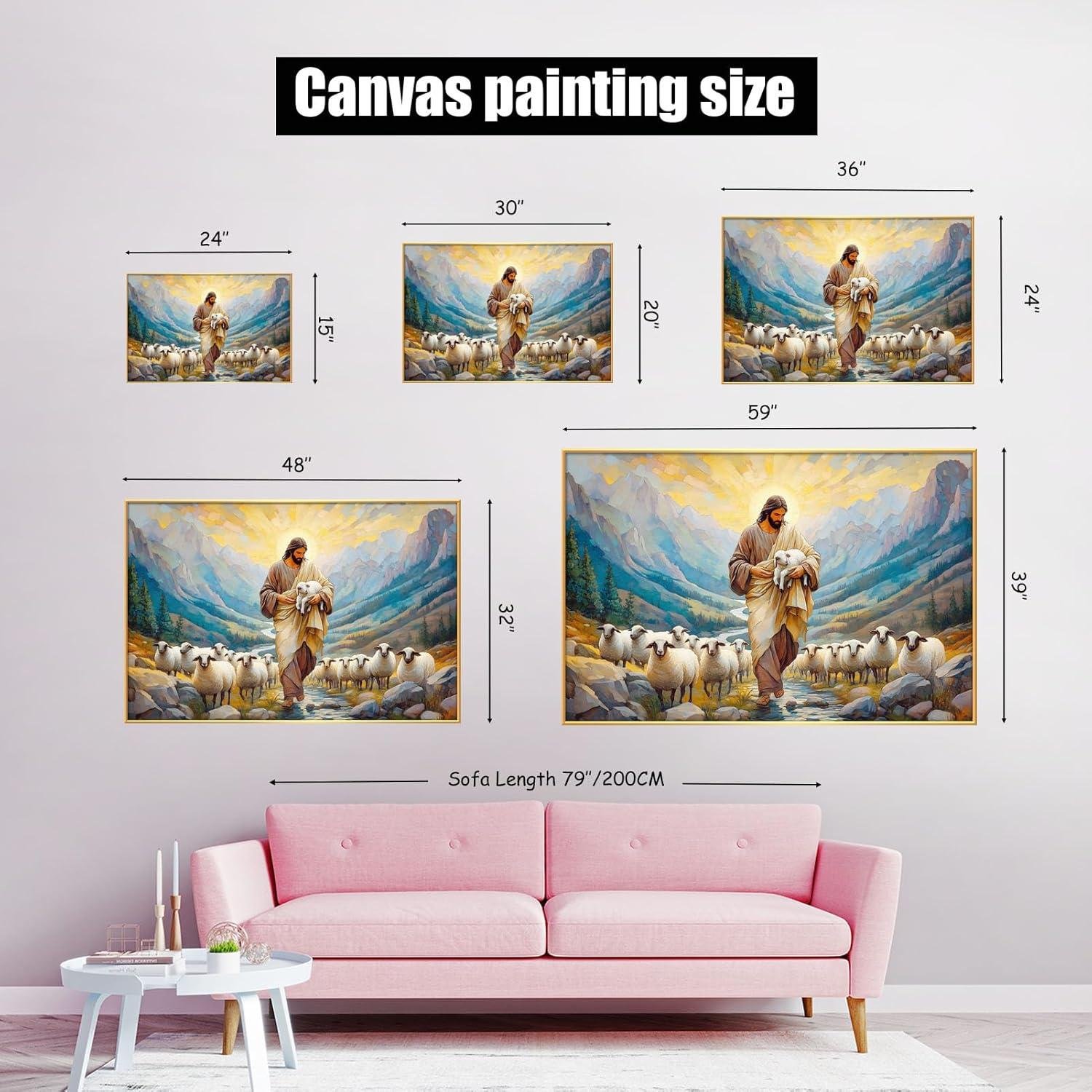 Our Review: Jesus and Lamb Canvas Wall Art Brings Peaceful Charm
