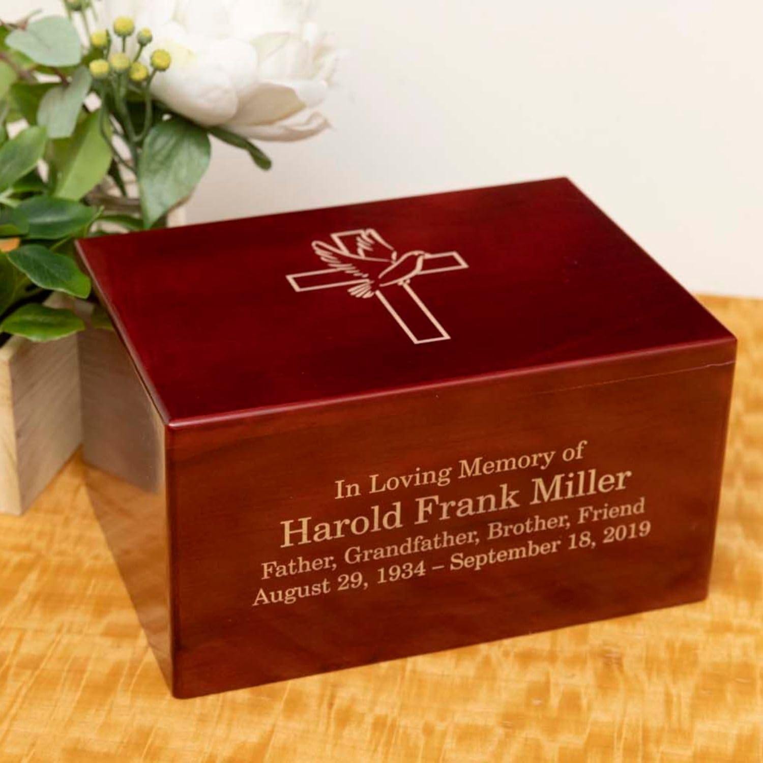 Our Review of the Deering Moments Custom Engraved ‌Rosewood Urn