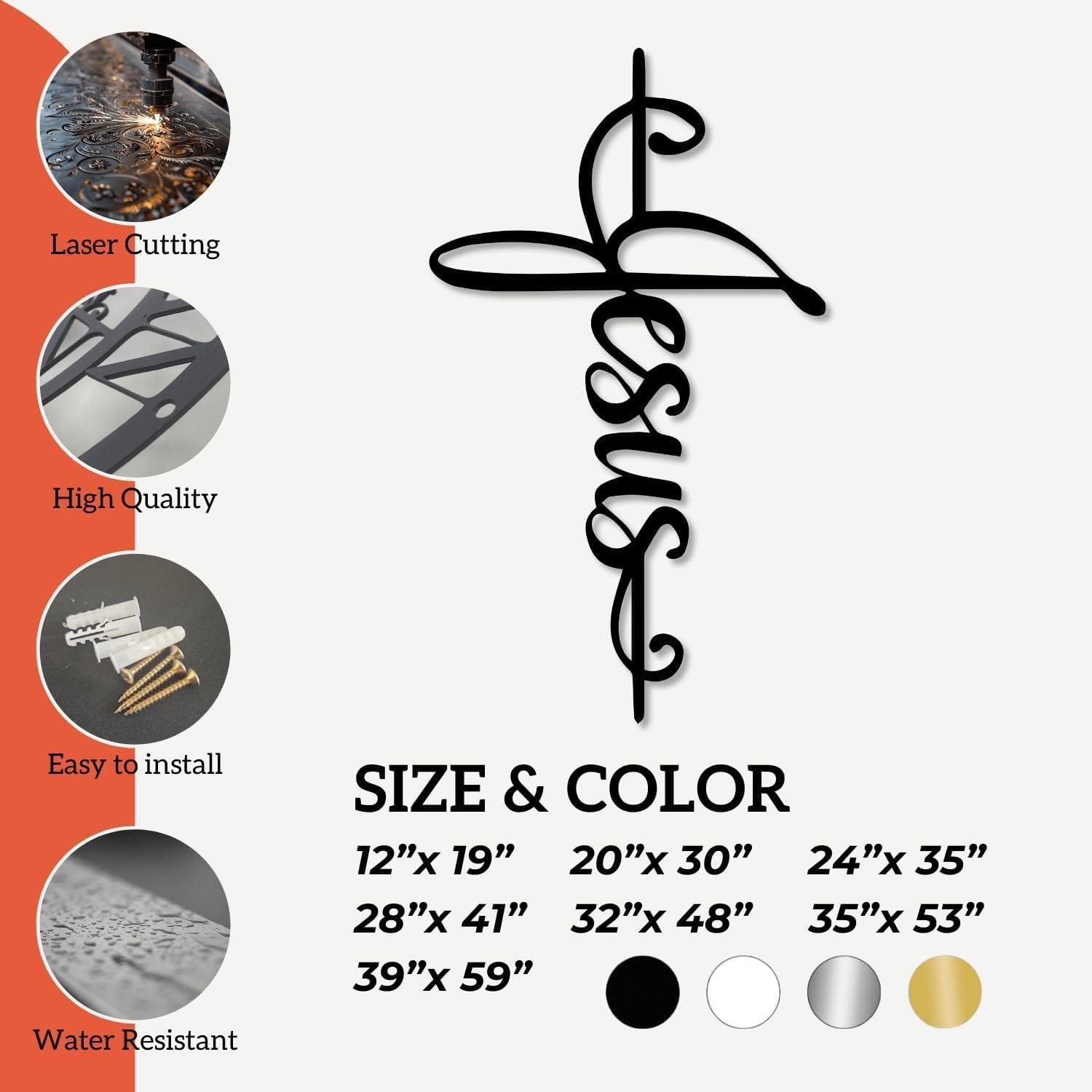 Our Review of the XXQ Jesus Metal Wall Cross: Faith in Style