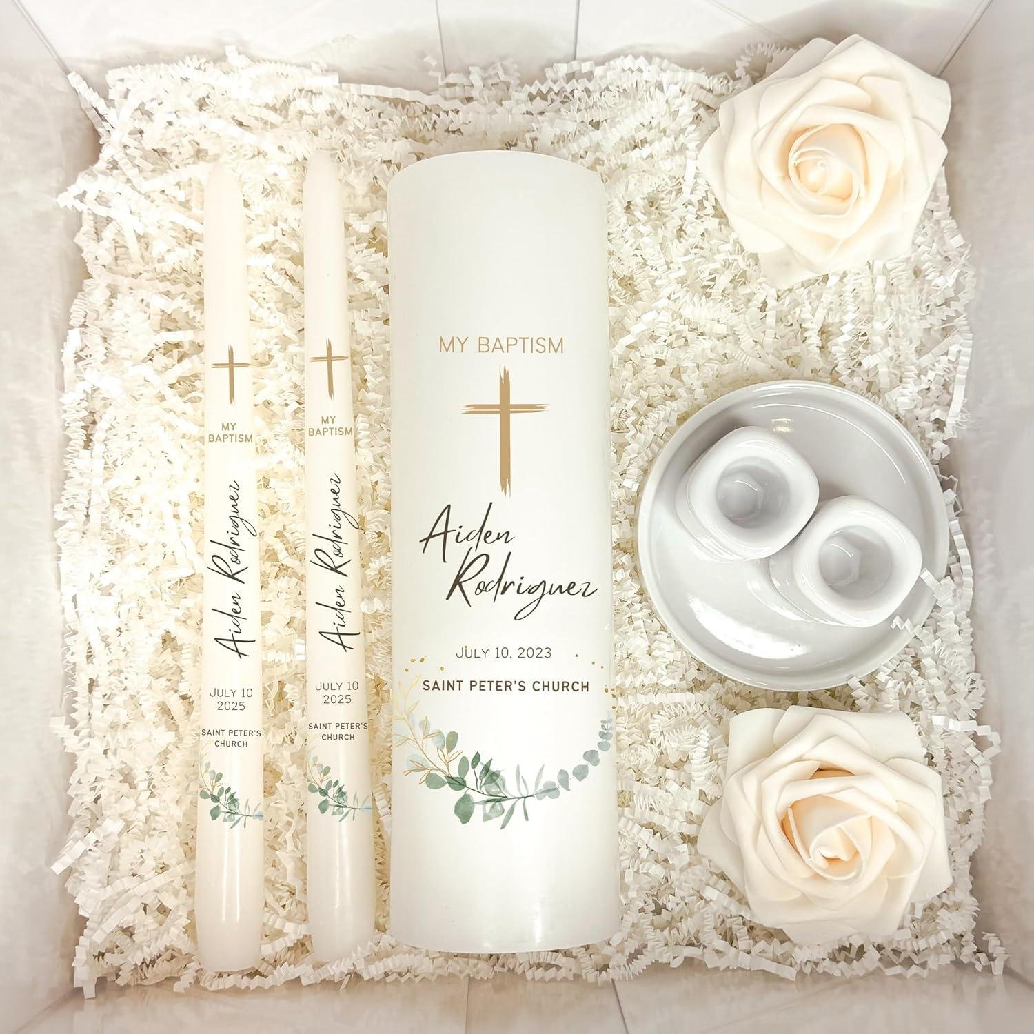 Our Honest Review of the Personalized Bliss Baptism⁢ Candle Set
