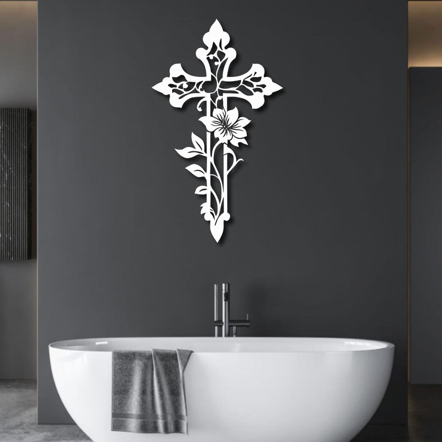 How We Enhanced Our Space with Cross Metal Wall Art Decor