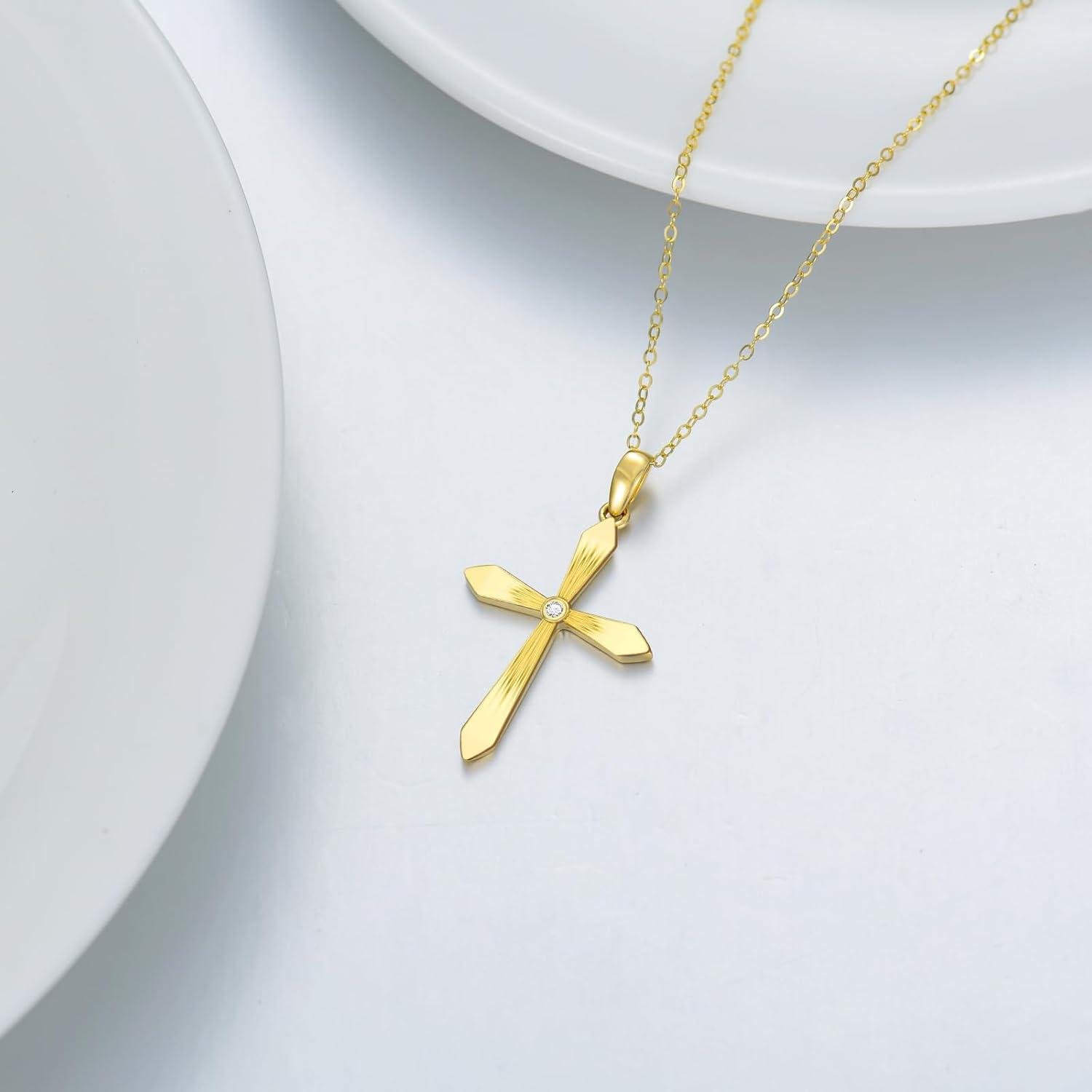 Our Honest Review of the SISGEM 14K Gold Diamond Cross Necklace