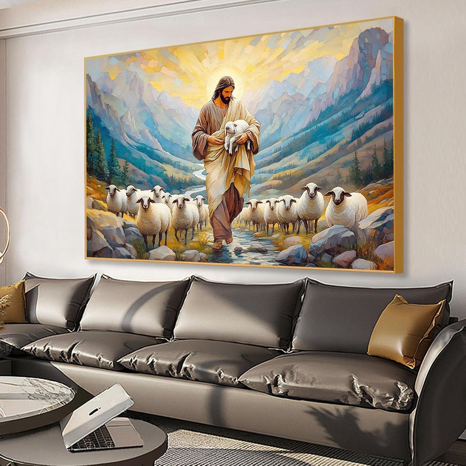 Our Review: Jesus and Lamb Canvas Wall Art brings Peaceful Charm