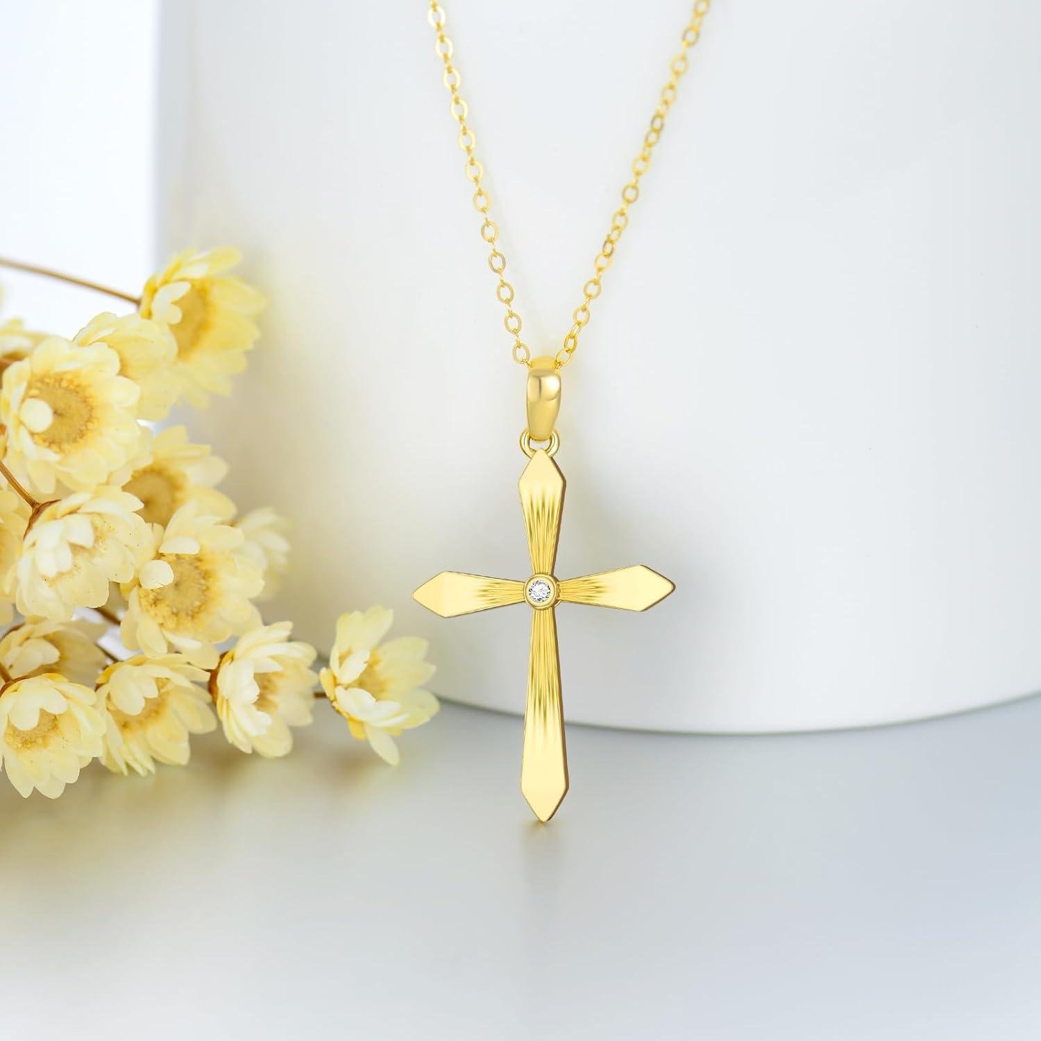 Our Honest Review of the SISGEM 14K Gold Diamond Cross Necklace