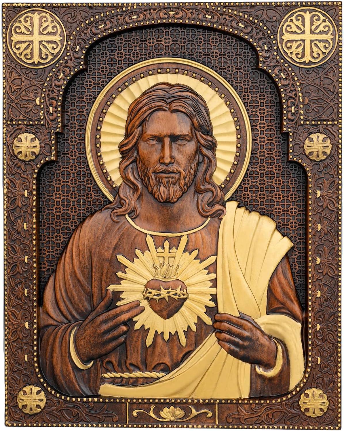 Our Review of the Handmade Sacred Heart of Jesus Wooden Wall Decor
