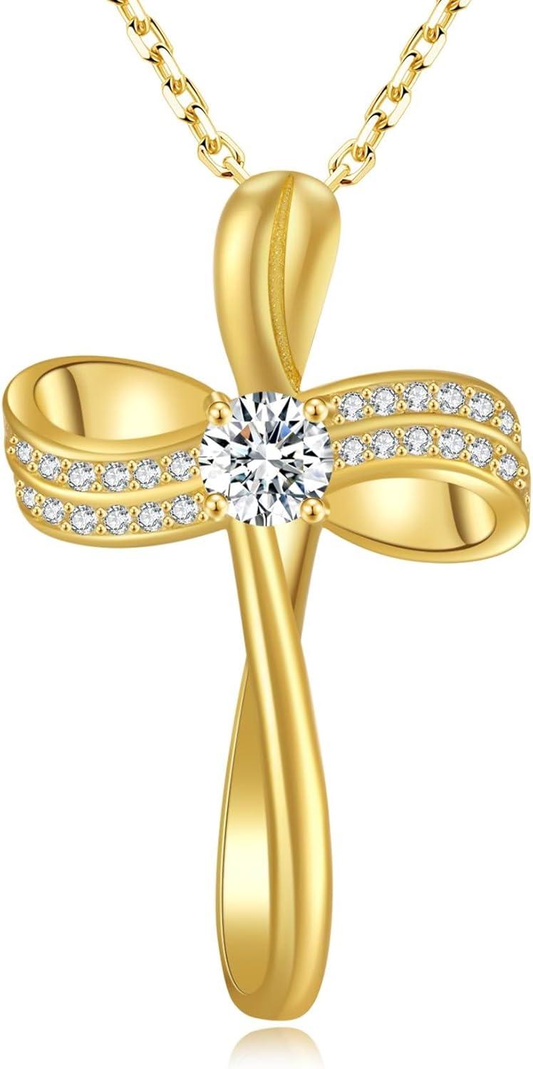 Our Honest Take on the 18K Gold Plated Infinity Cross Necklace