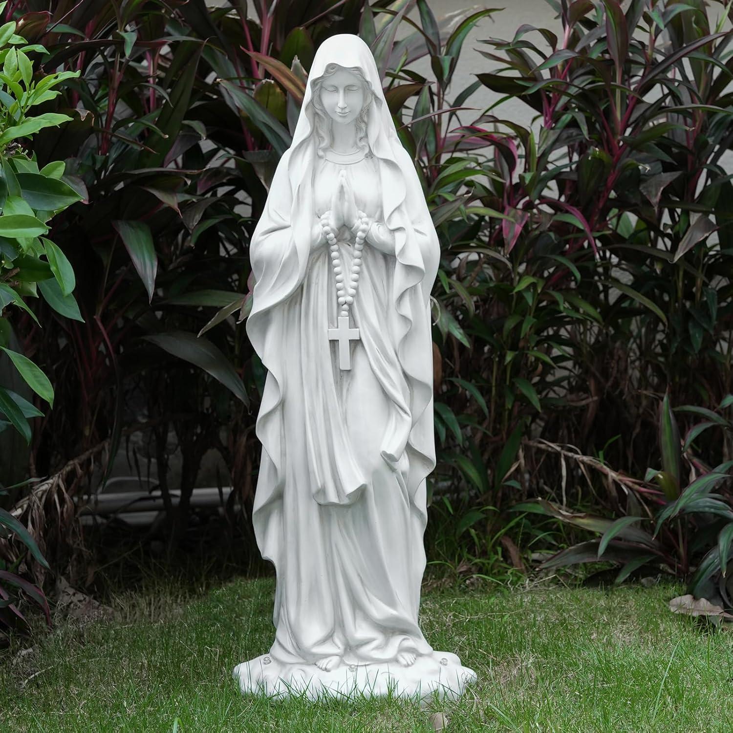 Our Review of the 31.5″ Virgin Mary Solar Garden Statue: Beauty & Flaws