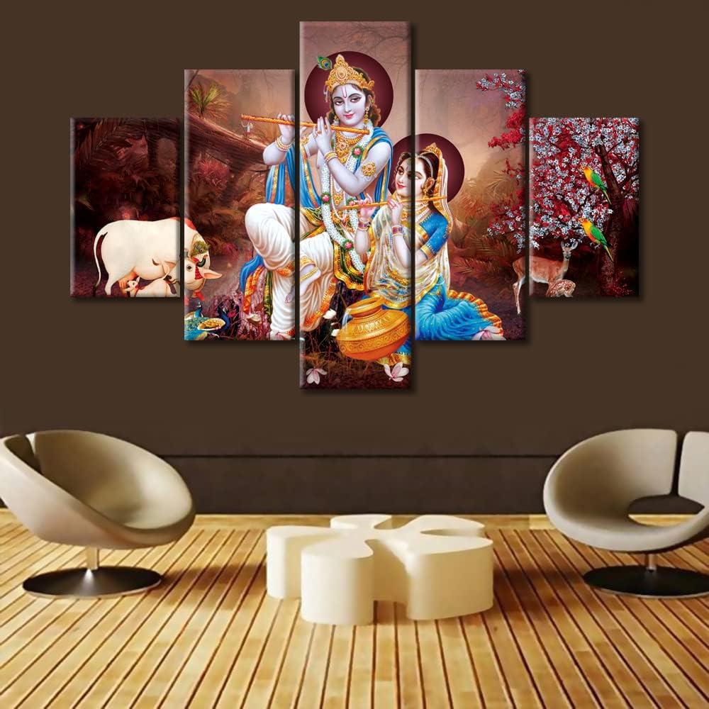 Our Honest Review of TUMOVO Radha Krishna 5-Piece Canvas Art