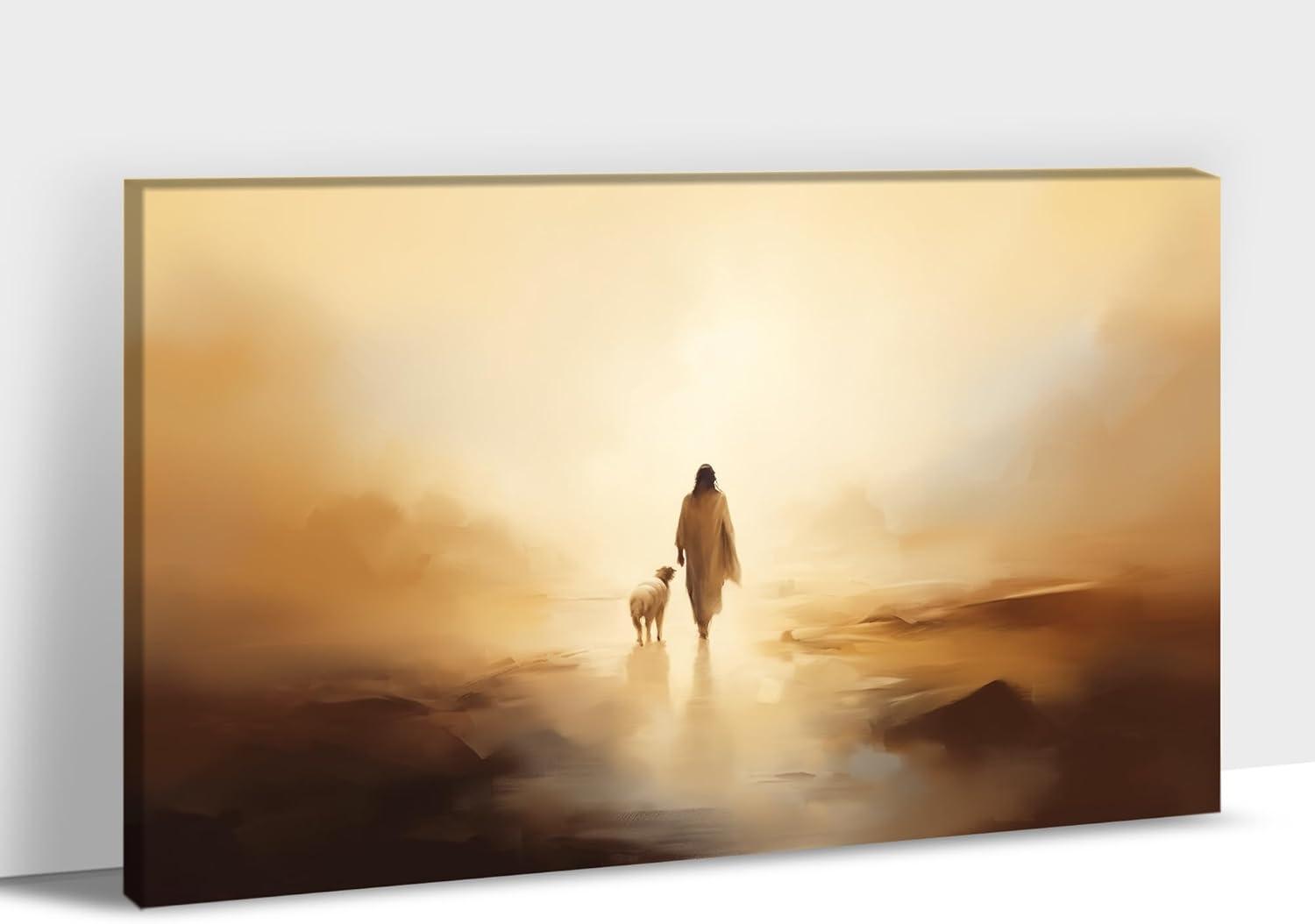 Why We Love the Jesus and Lamb Canvas: A Heartfelt Review