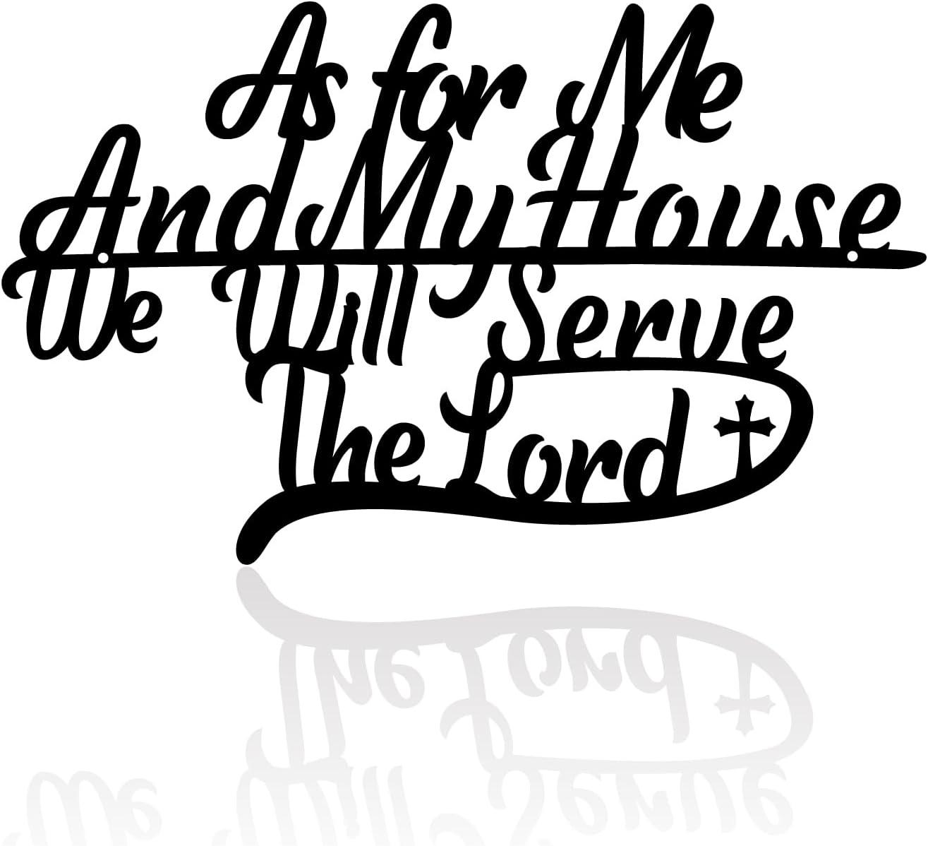 Why We Love the “As For Me and My House” Metal Wall Art