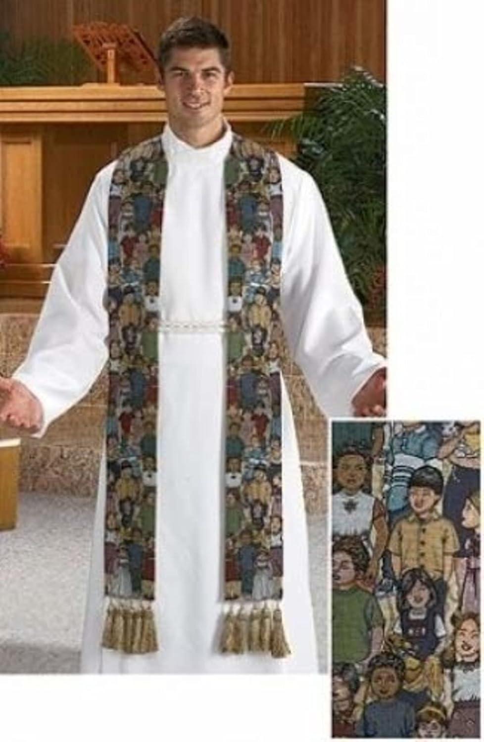 Why We Love the Children of the World Tapestry Clergy Stole