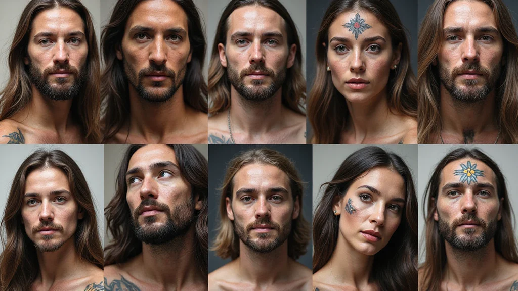 10 Stunning Jesus Face Tattoos That Will Inspire Your Faith Journey!