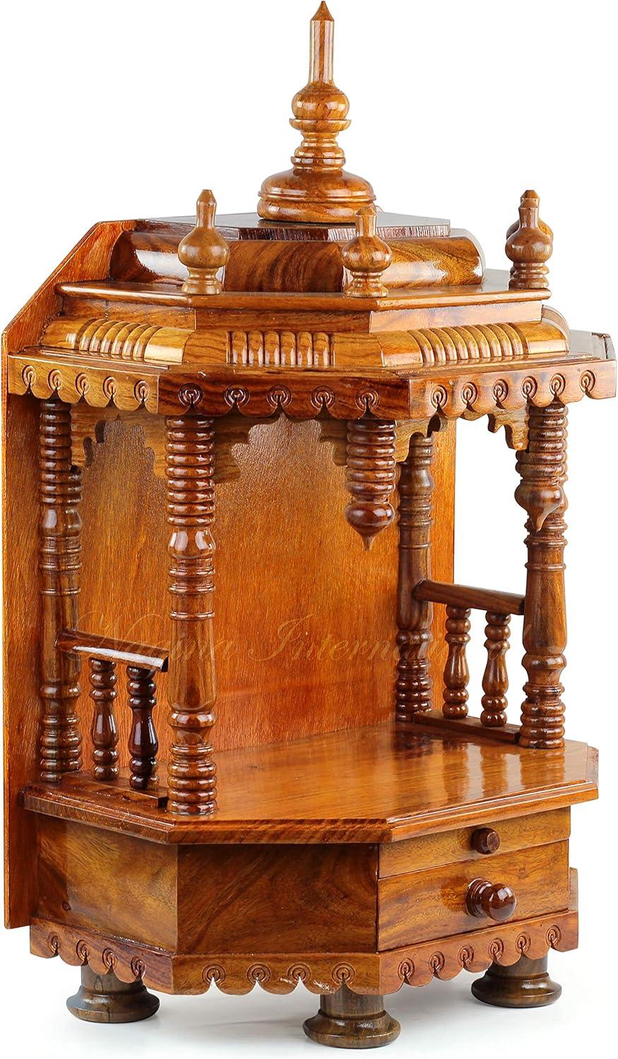 Our Review of the Nagina Premium Handmade Rosewood Temple Mandir