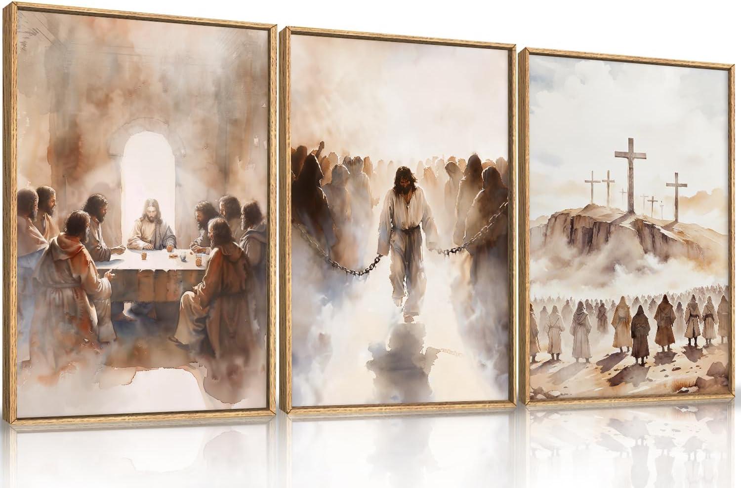 Our Review of the LHIUEM Jesus Canvas Art Set: Faith and Quality Combined