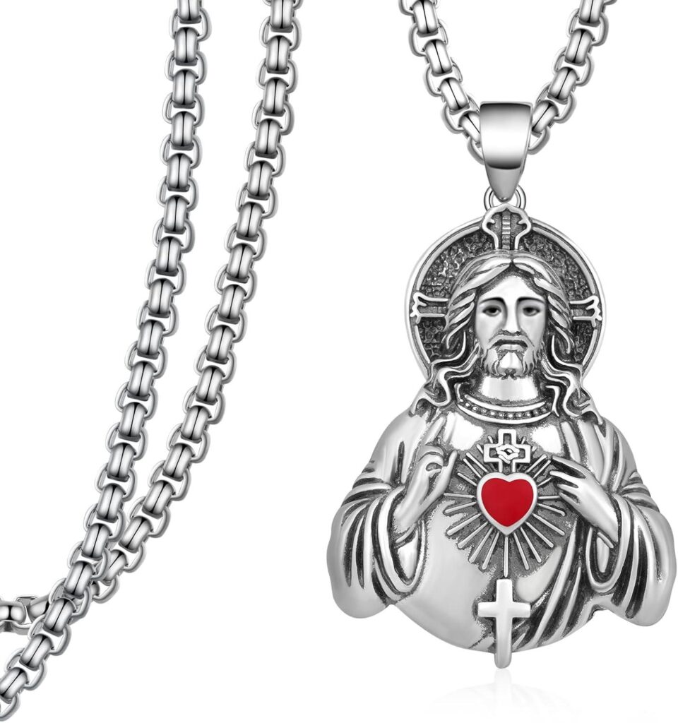 Our Honest Review of the Sacred Heart Sterling Silver Jesus Necklace ...