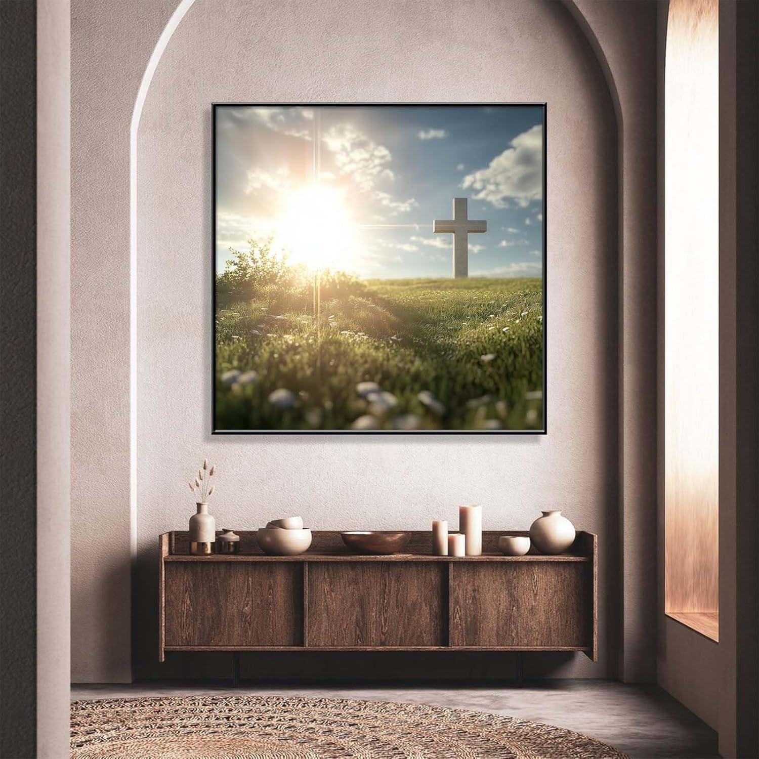 Our Review of the Cross Canvas Wall Decor: Brighten Your Space